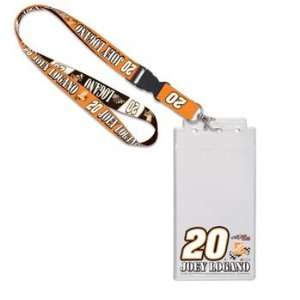  #20 Joey Logano 2011 Credential Holder W/Lanyard Sports 