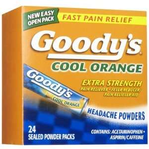  Goodys Headache Powder Cool Orange 24 ct. (Quantity of 5 