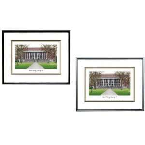  Harvard Crimson Framed Undergrad Lithograph Sports 