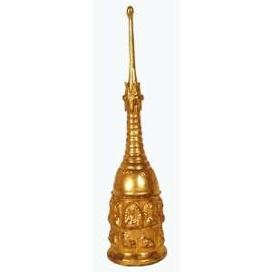  Pagoda / Gilt Wooden Relic with Buddhas 