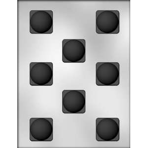  CK Products 1 1/8 Inch Square Ball Top Chocolate Mold 