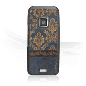  Design Skins for Nokia E65   Blue Barock Design Folie 