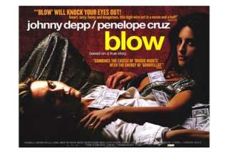 Blow 30 x 40 Movie Poster , Johnny Depp, Penelope Cruz  