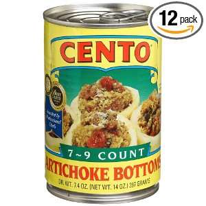 Cento Artichoke Bottoms, 14 Ounce Cans (Pack of 12)  