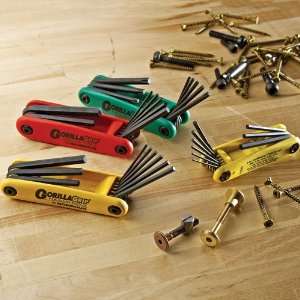  GorillaGrip Fold Up Tool Set with FREE Nine Pc. Hex Key 