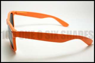   RETRO Sunglasses Mirror Lens Shades for Men & Women ORANGE New  