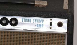 Vintage 60s Fender Vibro Champ Guitar Amp Amplifier  
