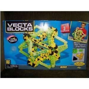  Vecta Blocks 3 D Wave 452 pcs Toys & Games