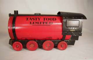 Tasty Food Limited Tin Coffee Can Train   1930s  