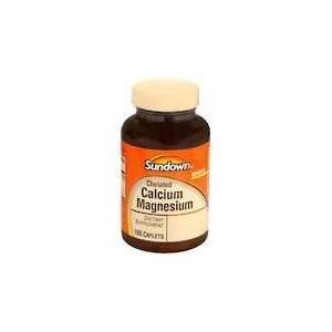  Chelated Calcium Magnesium Caplets   100 Caplets Health 