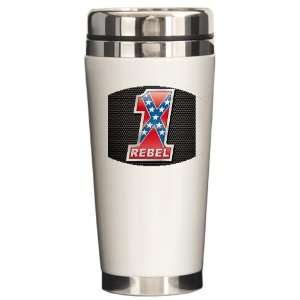  Ceramic Travel Drink Mug 1 Confederate Rebel Flag 