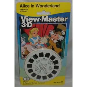   Alice in Wonderland ViewMaster 3 reel Set   21 3d Images Toys & Games