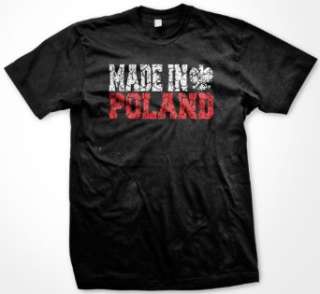   Made In Poland Mens T shirt, Polska Polish Pride Tee Shirt Clothing