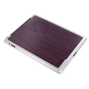  Purpleheart   iPad 2 Real Wood Skin (Front & Back Cover 