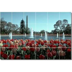  Flowers Photo Ceramic Tile Mural 1  32x48 using (24) 8x8 