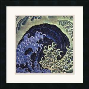  Feminine Wave Framed Print by Katsushika Hokusai Framed 