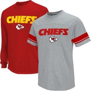  Kansas City Chiefs Youth Ash Red Package T Shirt Combo Set 