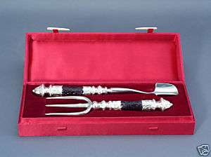 boxed sets silver Joint/meat spike cheese scoop,lot  