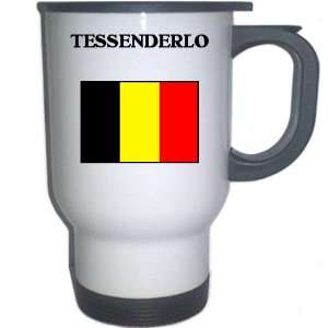 Belgium   TESSENDERLO White Stainless Steel Mug