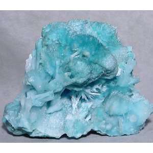  Aragonite Natural Blue Crystal Specimen China