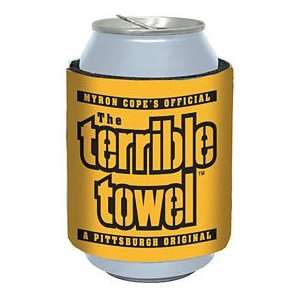  Pittsburgh Steelers Terrible Towel Can Cooler Wrap Sports 