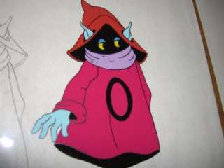 Animation Cel & Sketch Lot of Orko   Masters of the Universe   80s 