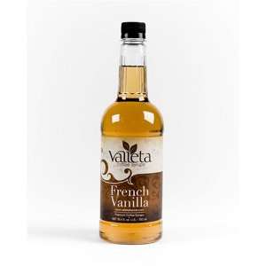 Valetta Flavor Company French Vanilla Coffee Syrup, 25.4 Ounce Bottle