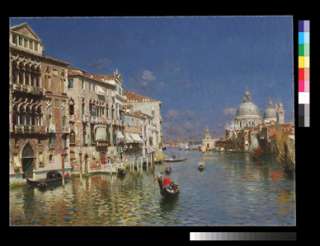 24x18 Rubens Santoro Venice Grand Canal Fine Art Tiles  