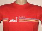   80s DALLAS TEXAS T Shirt SMALL tourist velva sheen rainbow soft thin