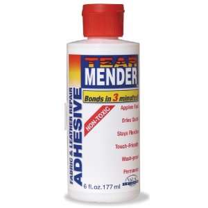  New   Tear Mender Fabric & Leather Adhesive 6 Ounces by Tear Mender 
