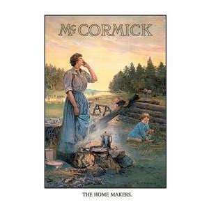  Vintage Art McCormick   The Home Makers   Giclee Fine Art 