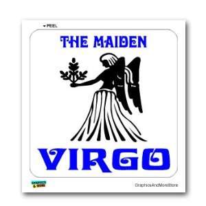  Virgo The Maiden Zodiac Horoscope Sign   Window Bumper 