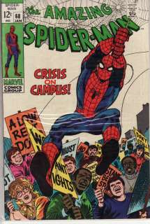 Amazing Spiderman # 68 VF Crisis Campus  