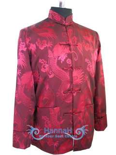 Chinese Ambitious Embroidery Yoga Dragon Kung Fu Jacket  