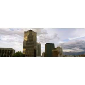 Buildings in a City with Mountains in the Background, Tucson, Arizona 