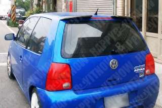 CARBON FIBER VOLKSWAGEN LUPO 3L 2PCS REAR ROOF SPOILER PU 99 05 NEW 