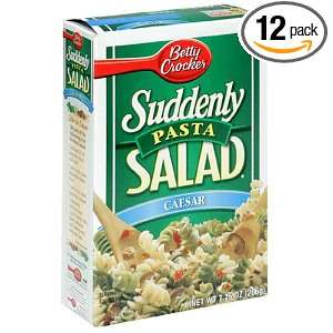 Suddenly Pasta Salad, Caesar, 7.25 Ounce Boxes (Pack of 12)  