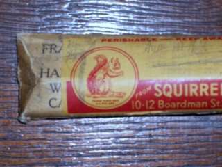 Early SQUIRREL BRAND MAILING POUCH RARE  