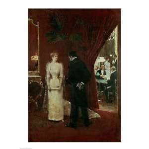  The Private Conversation, 1904 Finest LAMINATED Print Jean 