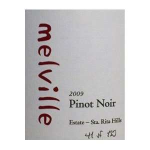  Melville Estate Pinot Noir Santa Rita Hills 2009 750ML 