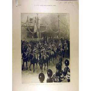  1897 Jubilee Colonial Procession Lancers Charing Cross 
