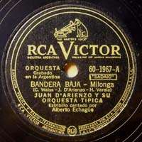 JUAN DARIENZO RCA 60 1967 El Internado TANGO 78 RPM  