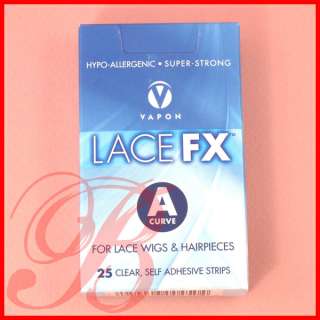 VAPON LACE FX Wigs Hairpiecs Clear Adhesive Strips Tape  