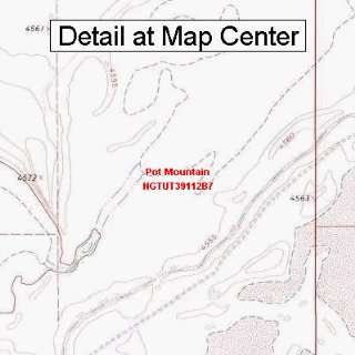   Map   Pot Mountain, Utah (Folded/Waterproof)