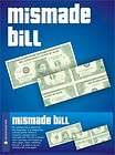MAGIC MISMADE BILL TRICK Fake Money Dollar Gag Cash Bar