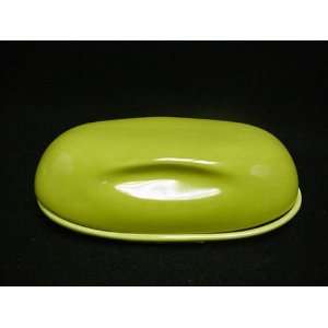  IROQUOIS BUTTER DISH CASUAL   LETTUCE GREEN Everything 