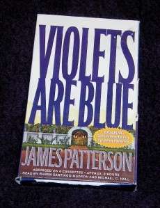 JAMES PATTERSON audio Violets Are Blue free ship 9781586211950  