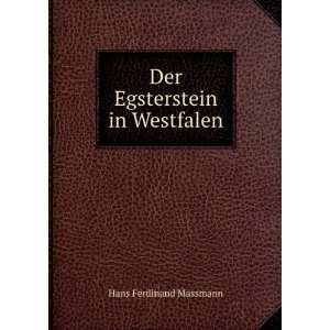   Egsterstein in Westfalen Hans Ferdinand Massmann  Books
