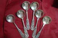 TH Marthinsen Sterling Silver 6 Teaspoons Andres Valore  