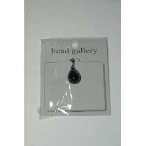  Bead Gallery Jet Cubic Zirconia Teardrop 20mm x 13mm 90204 